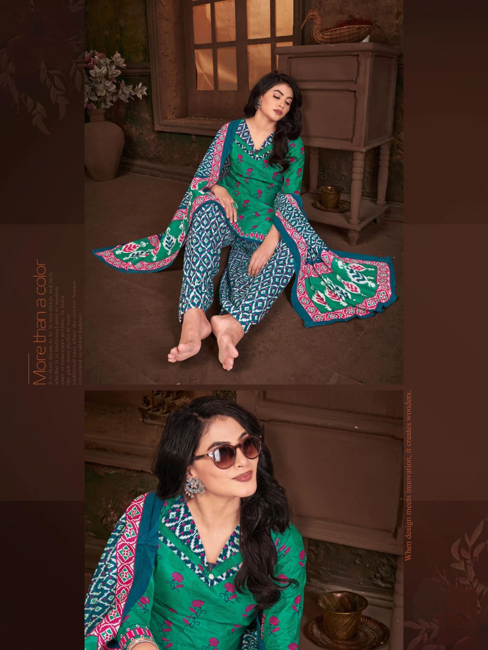 Harikrupa Aradhana 1 Latest Fancy Regular Wear pure Cotton Designers  Punjabi Dress Material Collection 
